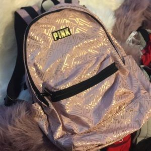 SOLD Victoria secret pink backpack